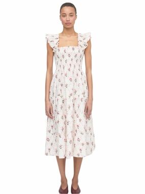 NWT Hill House Home The Ellie Nap Dress in Briar Trellis Size Small